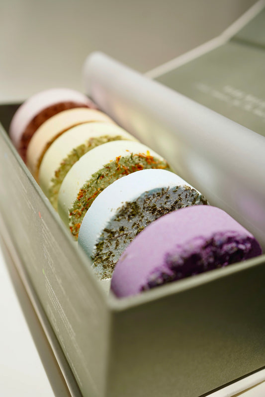 HerbBlooms Eastern Traditional medicine Herbal Bath Bombs set of 6 formulas