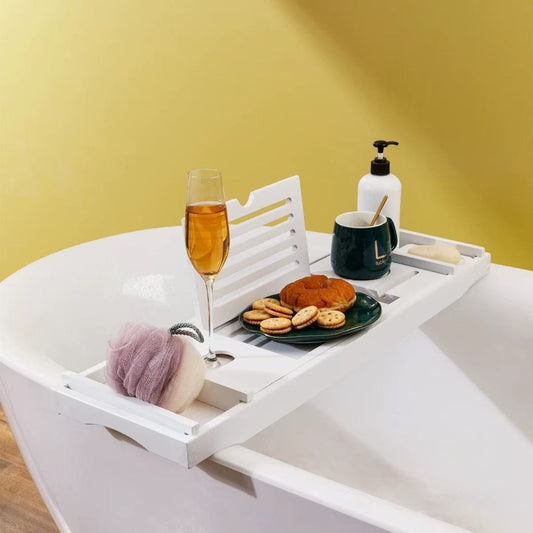 Wooden Bath Tray,Bath Shelf Bathroom Accessory