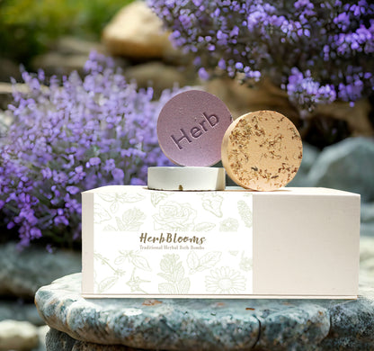 HerbBlooms bath Bombs-Lavender Calming & Sleep Aid Blend