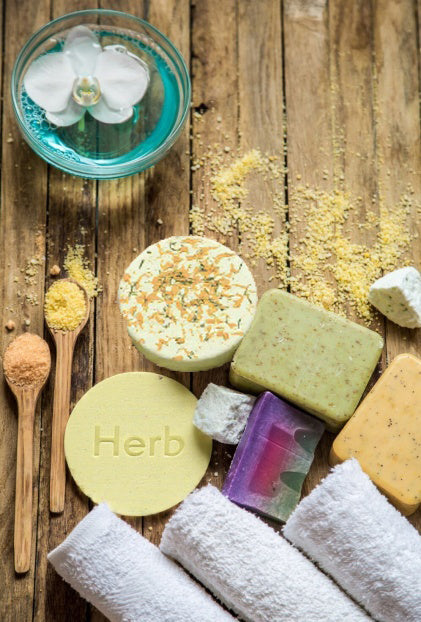HerbBlooms Eastern Traditional medicine Herbal Bath Bombs set of 6 formulas