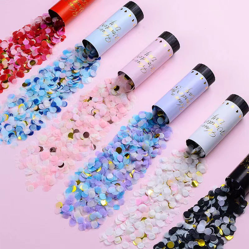 6 Pack Confetti Poppers Cannon Confetti Poppers for Party