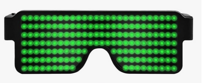 Gafas LED para rave