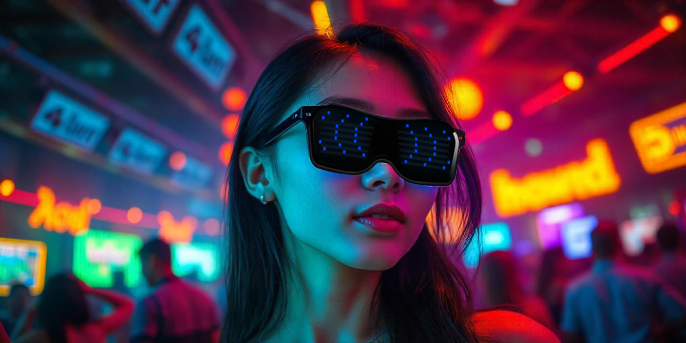 Led Rave Glasses-App contorl