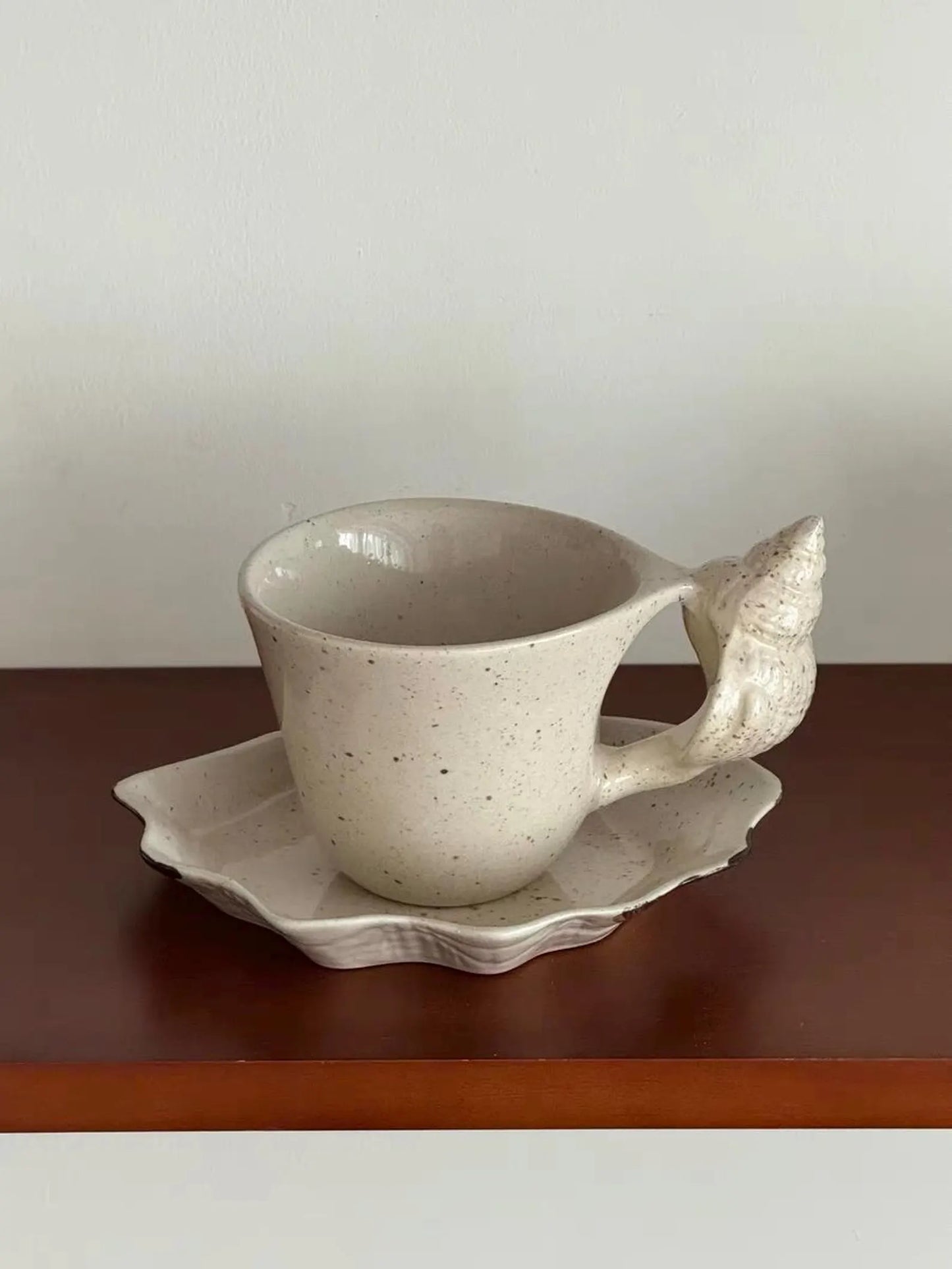 Handmade Sea shell mug,coffee cup