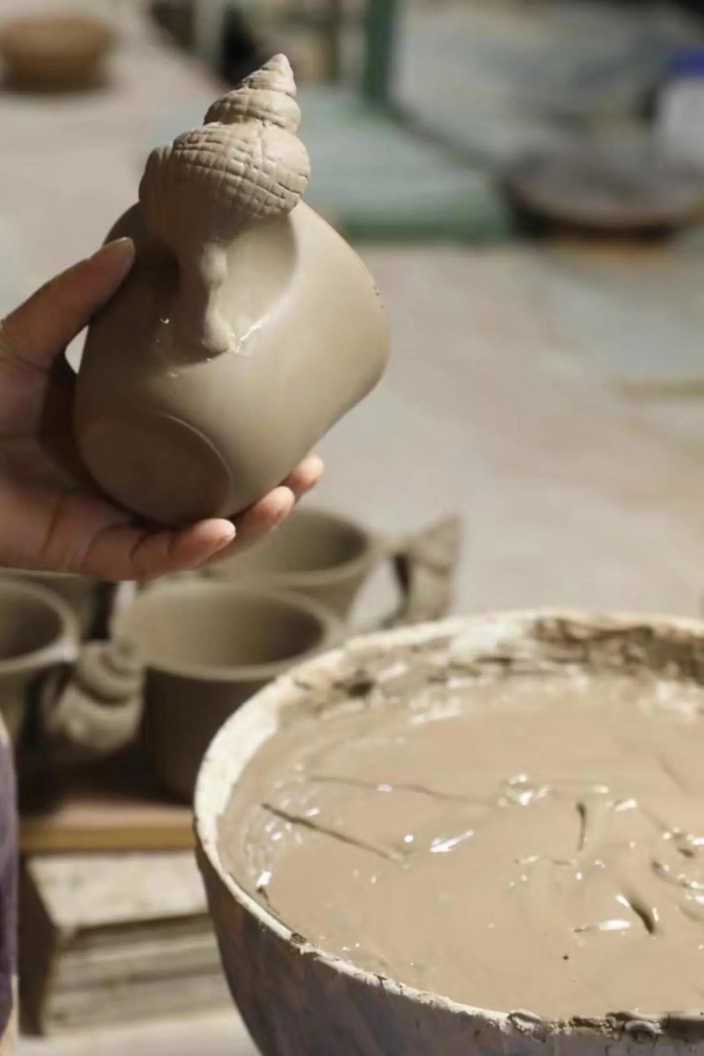 Handmade Sea shell mug,coffee cup