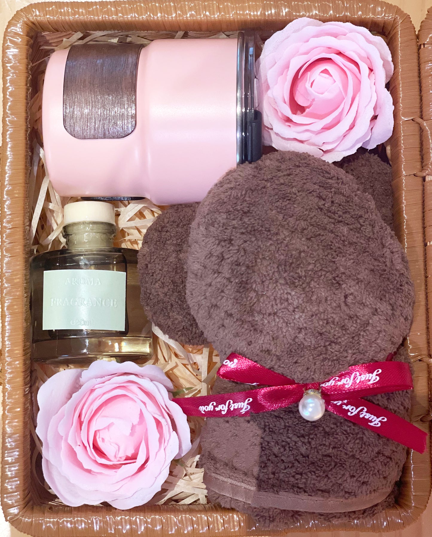 Rattan Suitcase Gift Box